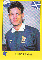 Craig Levein Scotland samolepka Semic EM 92 #91